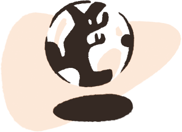 Globe graphic
